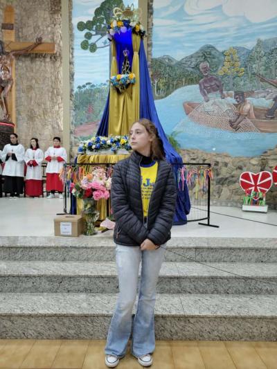 Abertura das Novenas reúne centenas de fiéis em Laranjeiras do Sul Celebração marca o início da preparação para a Festa em honra a Nossa Senhora Aparecida